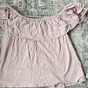 Rebecca minkoff off shoulder shirt